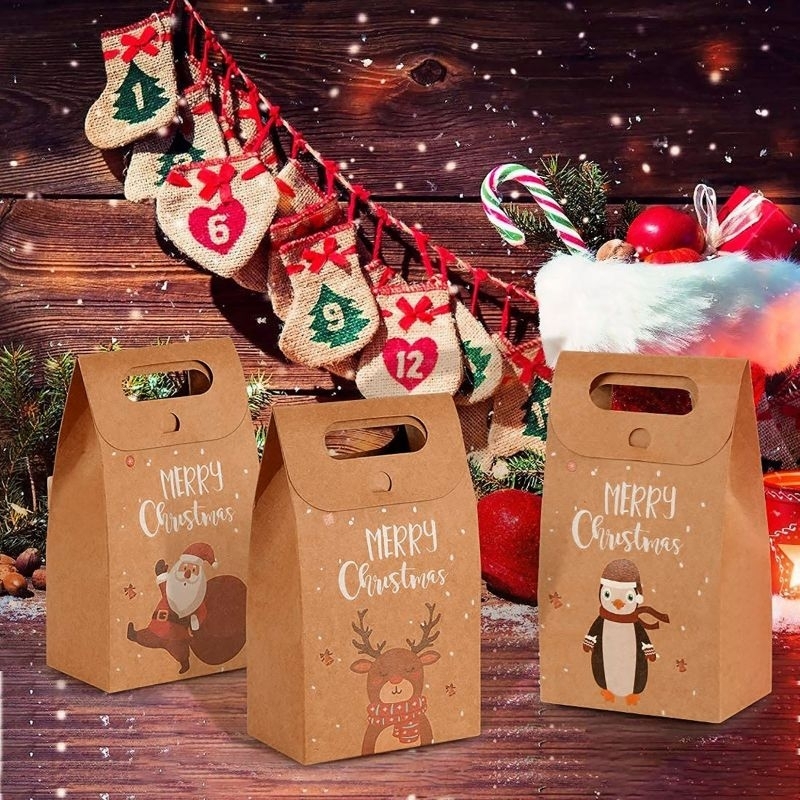 

(PB30)Paperbag/Bag Craft Paper Christmas/Natal