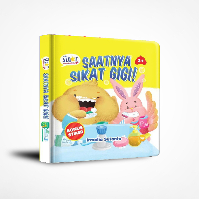 Noura Kids - Buku Anak Seri Goyi Pipi: Saatnya Sikat Gigi Boardbook - Mizan Surabaya