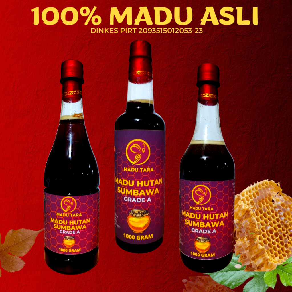 MADU HUTAN SUMBAWA MADU ASLI MADU MENTAH MURNI RAW HONEY MADU TARA