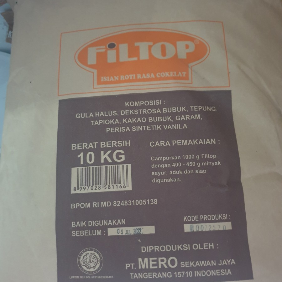 

Coklat Bubuk MANIS Filtop 10 Kg Cokelat kakao bubuk