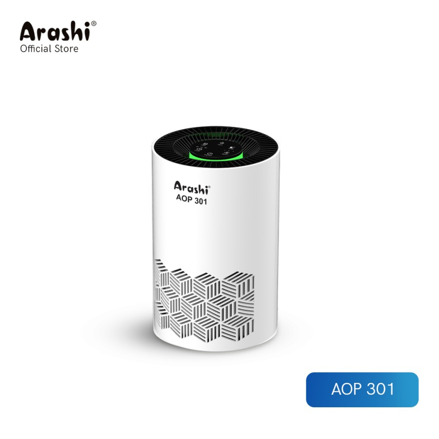 Arashi Air Purifier Portable AOP 301 with HEPA Filter / Filter Udara Portable