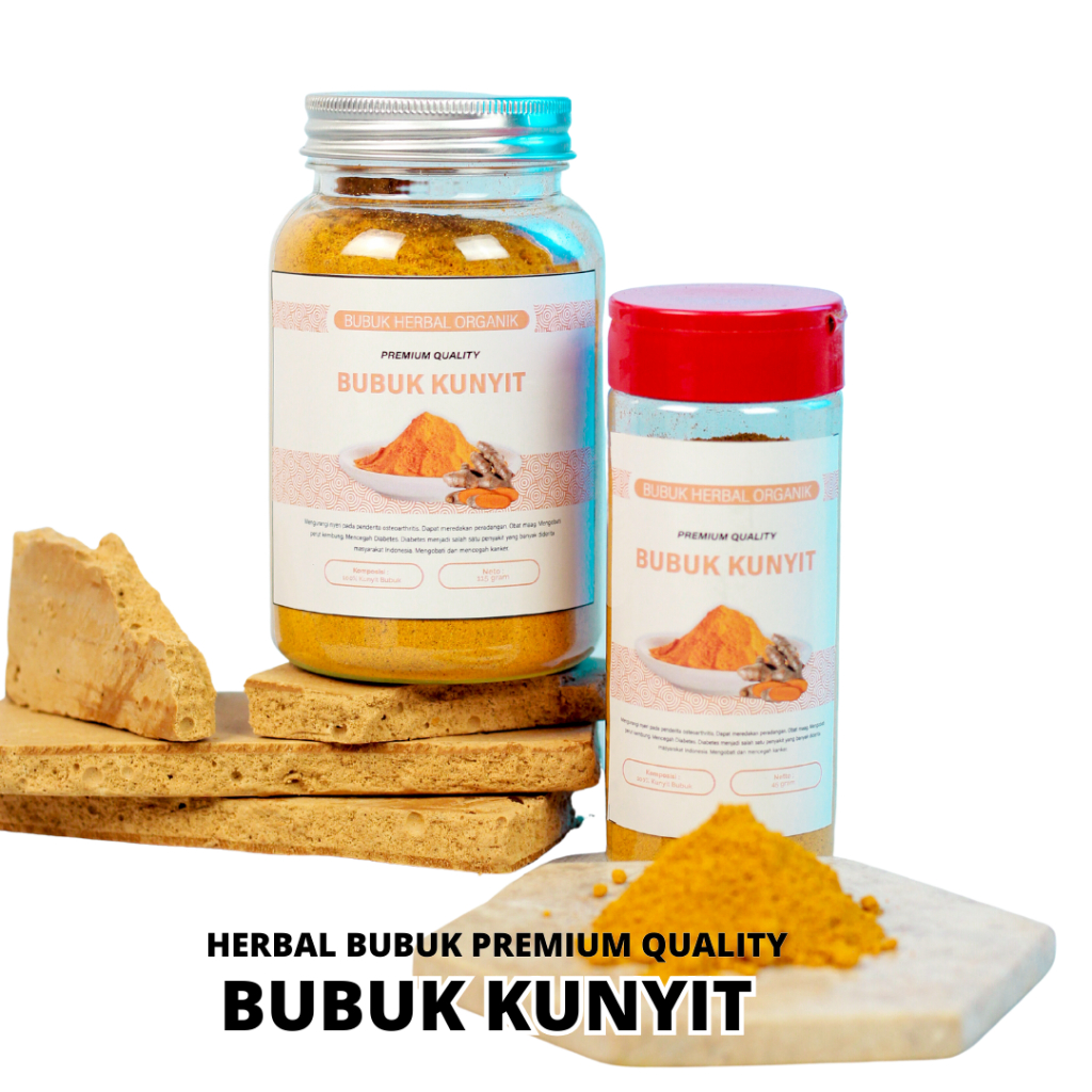 

BUBUK KUNYIT MURNI KEMASAN PEMIUM PENYEDAP MAKANAN