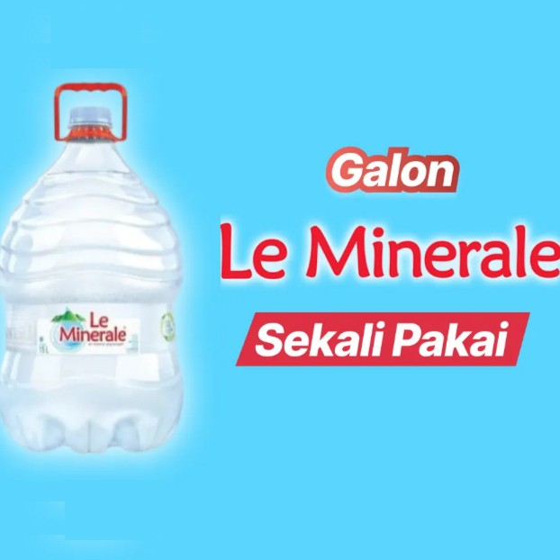GALON LE MINERAL BEKAS  15LT / GALON BEKAS SEKALI PAKAI / GALON BEKAS BERSIH