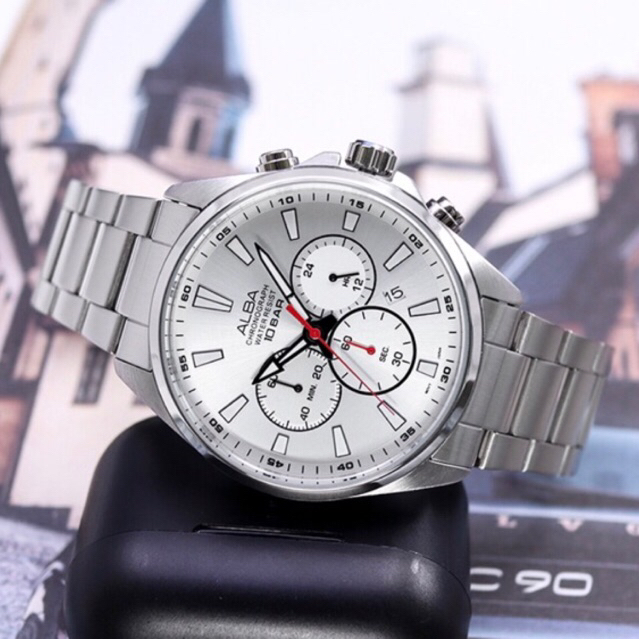 ALBA AT3G57 Active Chronograph Stopwatch ORIGINAL