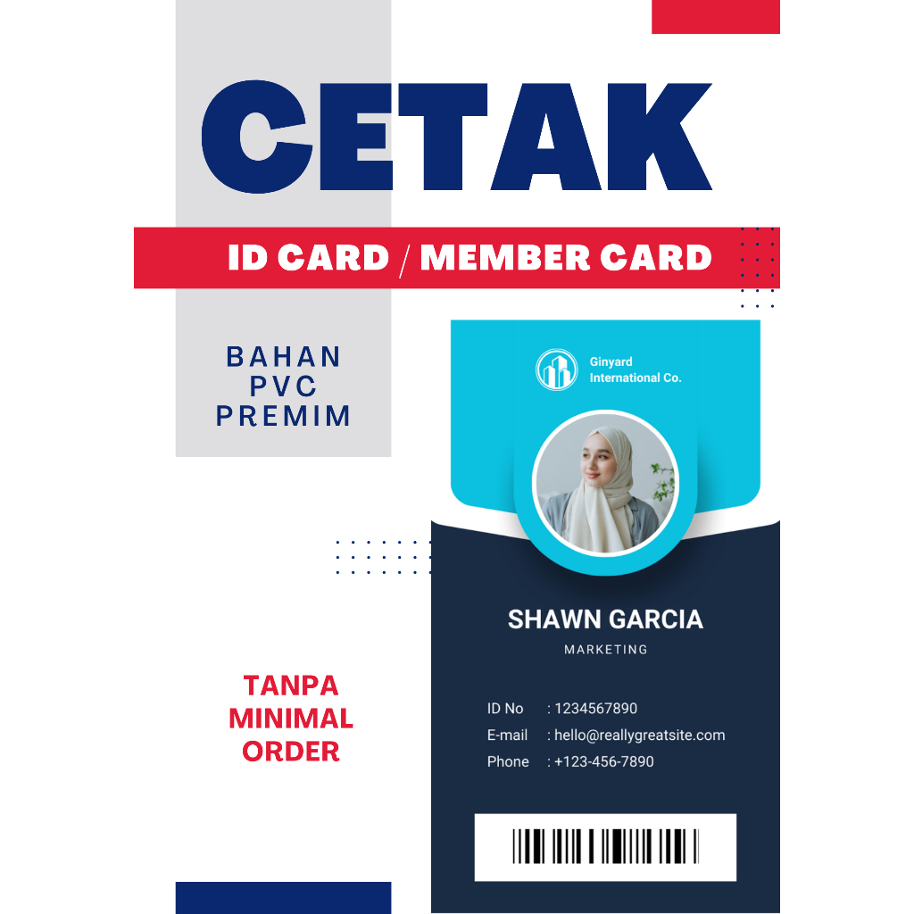 

Cetak ID Card/Member Card/Kartu Mahasiswa/Kartu Pelajar DLL