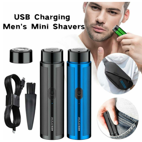 Alat Cukur Elektrik Praktis / USB Charger Alat Cukur Kumis Jenggot