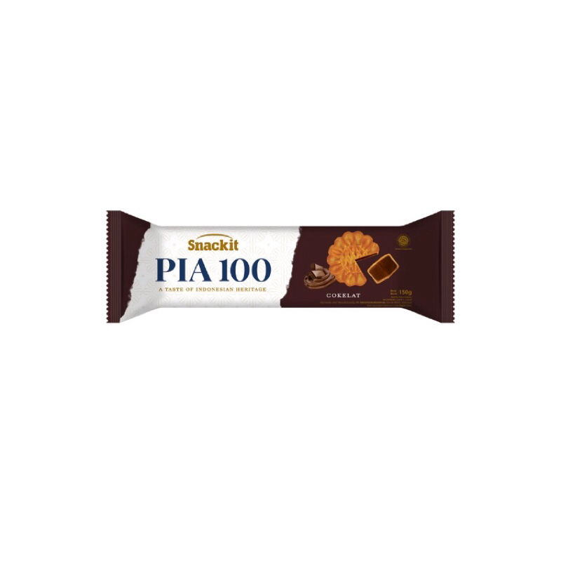 

Snackit pia 100 150g Cokelat kacang hijau