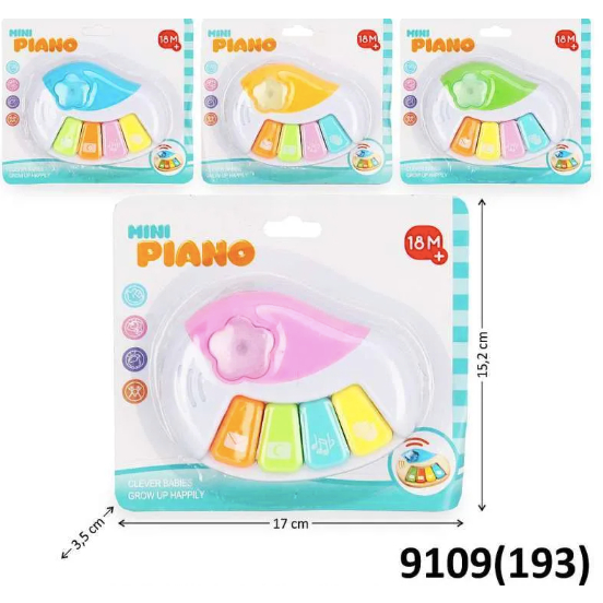 FAMILY TOYS - MINI PIANO 9109 / MINI MIC 9309 / MINI CALL HP 9209 / Mainan Piano Bayi Lucu Fungsi La