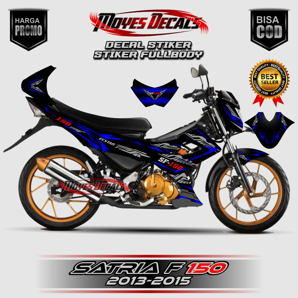 Decal Satria Fu 150 2013-2015 Stiker Fullbody - Skotlet variasi Matrix