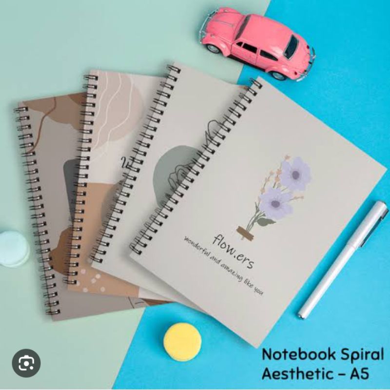 

Note book buku tulis catatan spiral A5 aetetick