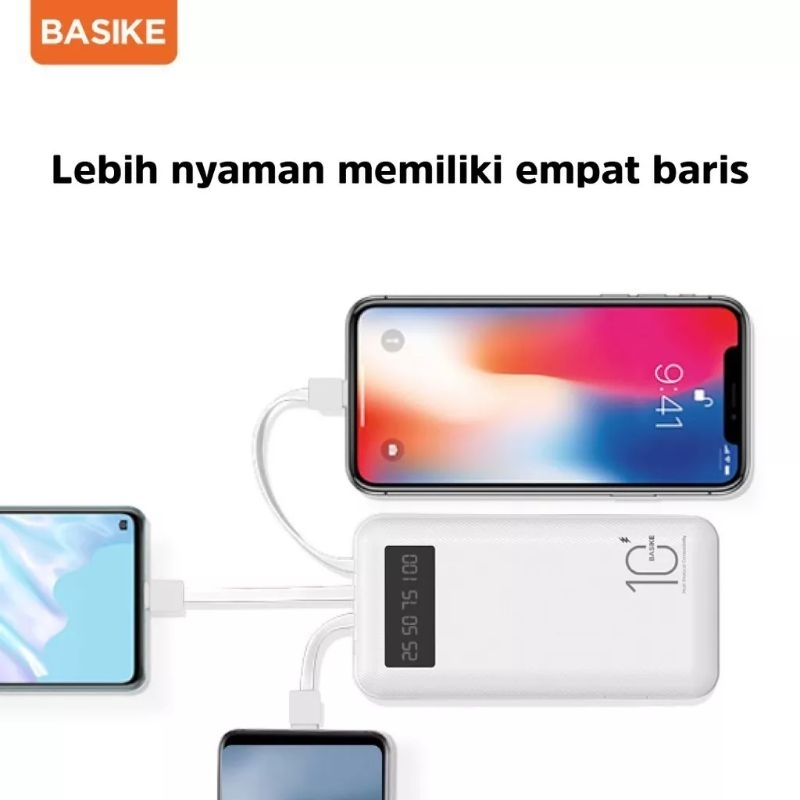 Powerbank 20000 Mah Micro & Type C BASIKE