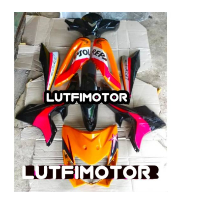 Full body halus set Blade lama karburator Repsol