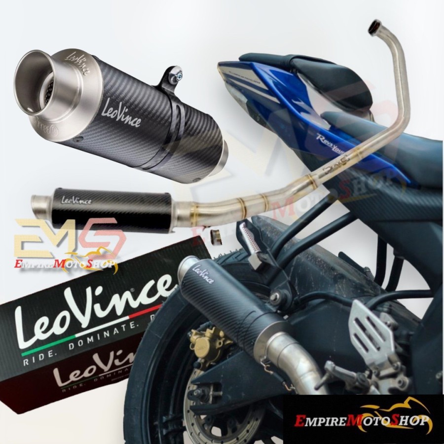 Knalpot Leovince XSR155 XSR 155 MT15 MT 15 GP Corsa Carbon Matte