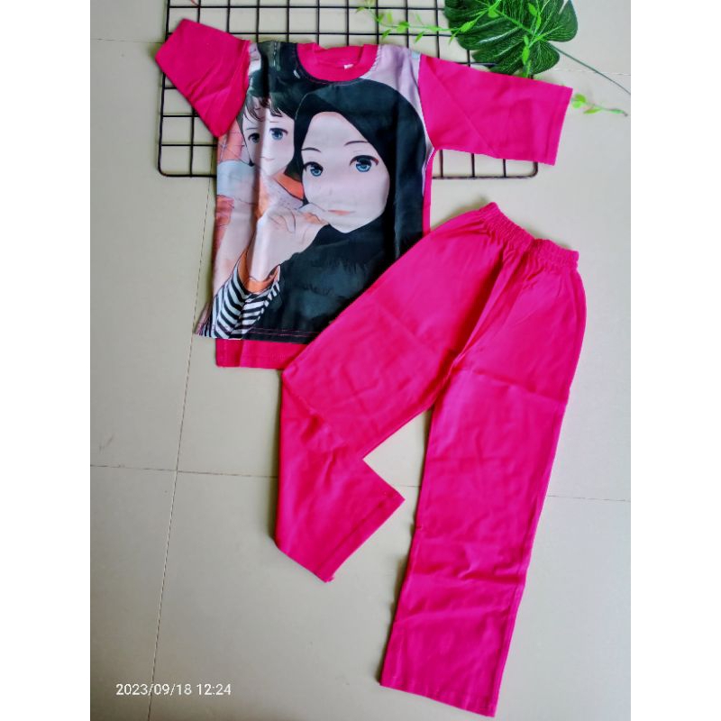 ONE SET OVERSIZE VIRAL / ONE SET ANAK/ SETCEL VIRAL ANAK/SETELAN ANAK BY RUMAH BUSANA KARINA