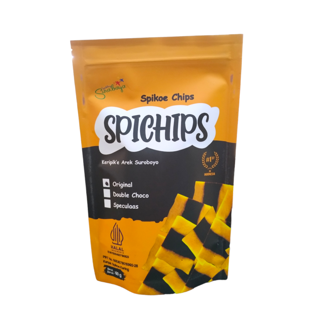 

galeripamasa Spichips Spikoe Spiku Chips Kering Snack Camilan Oleh Oleh Surabaya 60gr