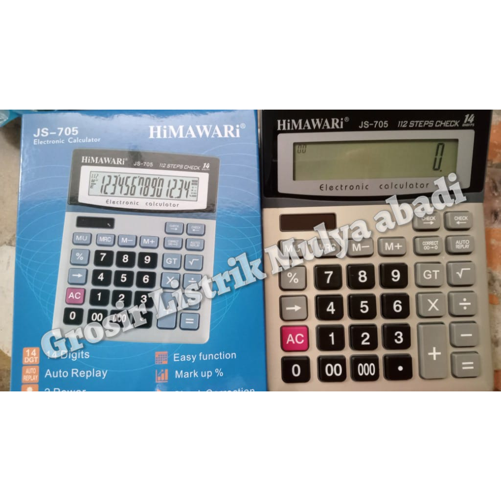 

himawari electric kalkulator js-705