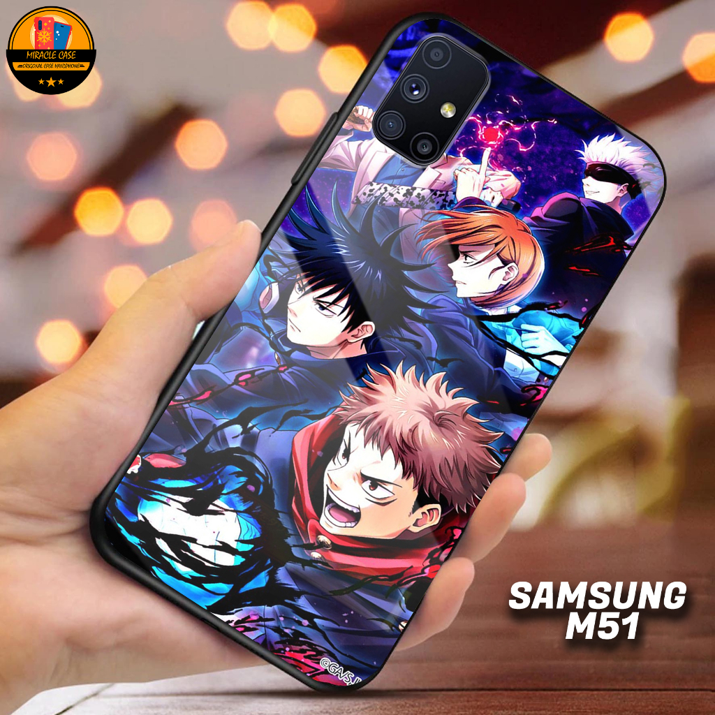 Case SAMSUNG M51 - Casing SAMSUNG M51 Terbaru 2023 MIRACLE CASE [ MOTIF 09 ] Silikon -  Case Hp SAMS