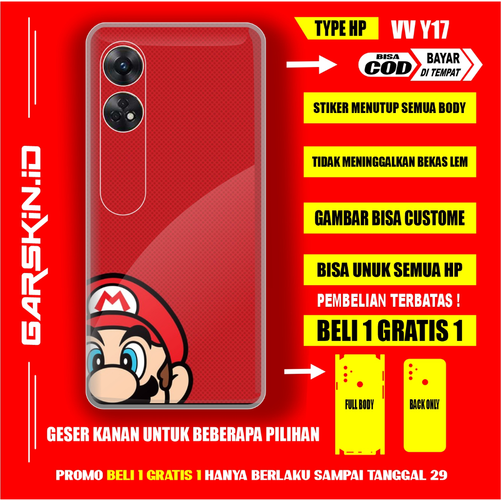 GARSKIN OPPO 8T AKSESORIS CASING PELINDUNG HP OPPO ORIGINAL GRASKIN 8T FULLBODY SKIN PROTEC DESAIN C