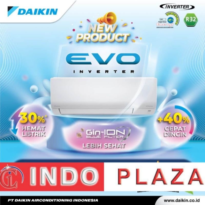 AC DAIKIN 1 PK EVO INVERTER FTKF-25AV14 MALAYSIA