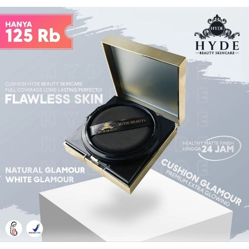 CUSHION GLAMOUR PREMIUM EXTRA GLOWING HYDE BEAUTY SKINCARE
