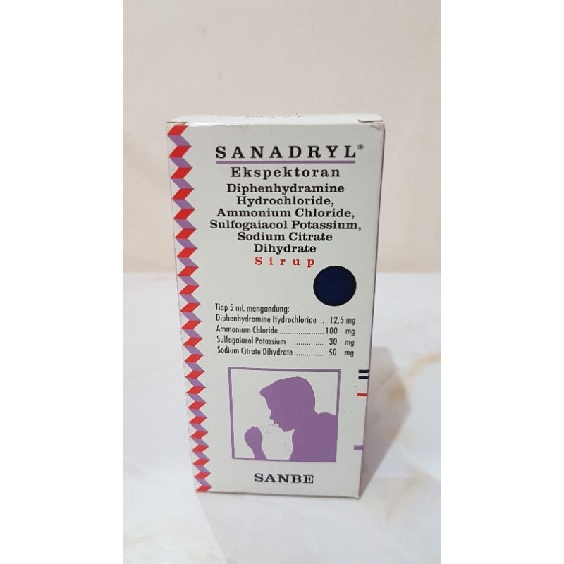 SANADRYL/Obat batuk berdahak 120ml