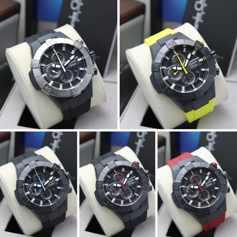 JAM TANGAN PRIA ALEXANDRE CHRISTIE AC 6649 MC / AC6649 / 6649 ORIGINAL CHRONOGRAPH GARANSI RESMI 1 T
