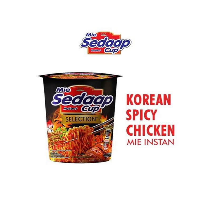 

Sedaap Mie Instant Goreng Selection Cup Korean Spicy Chicken 81 g
