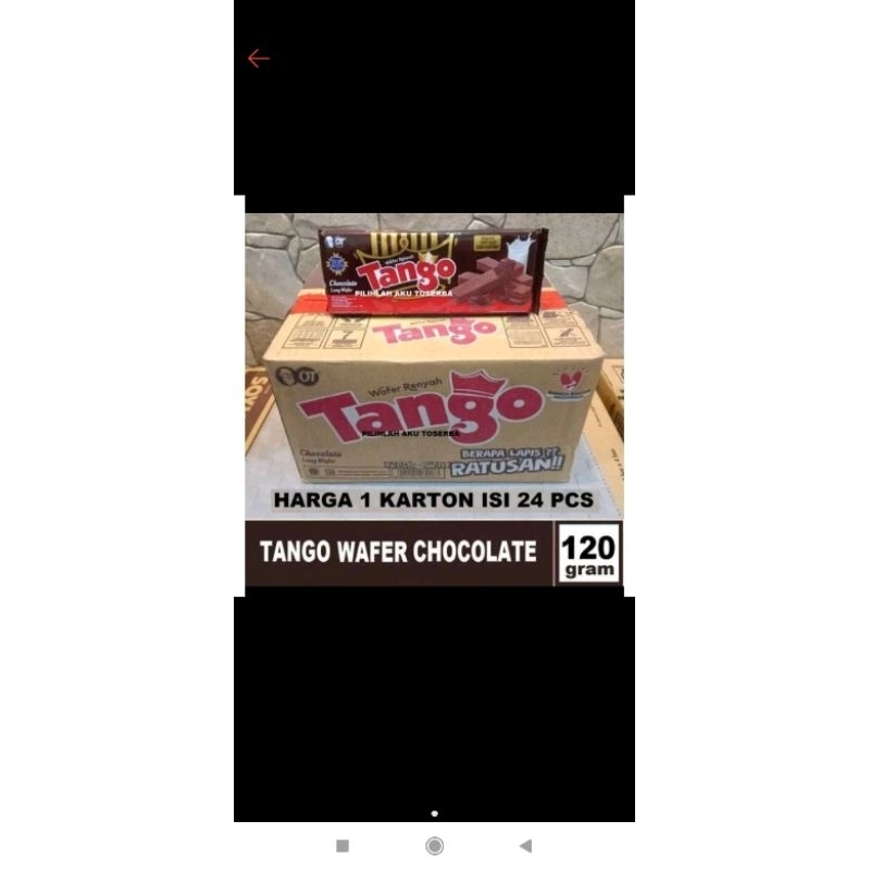 

Tanggo Wafer Long 110gr 1 DOS isi 24pcs