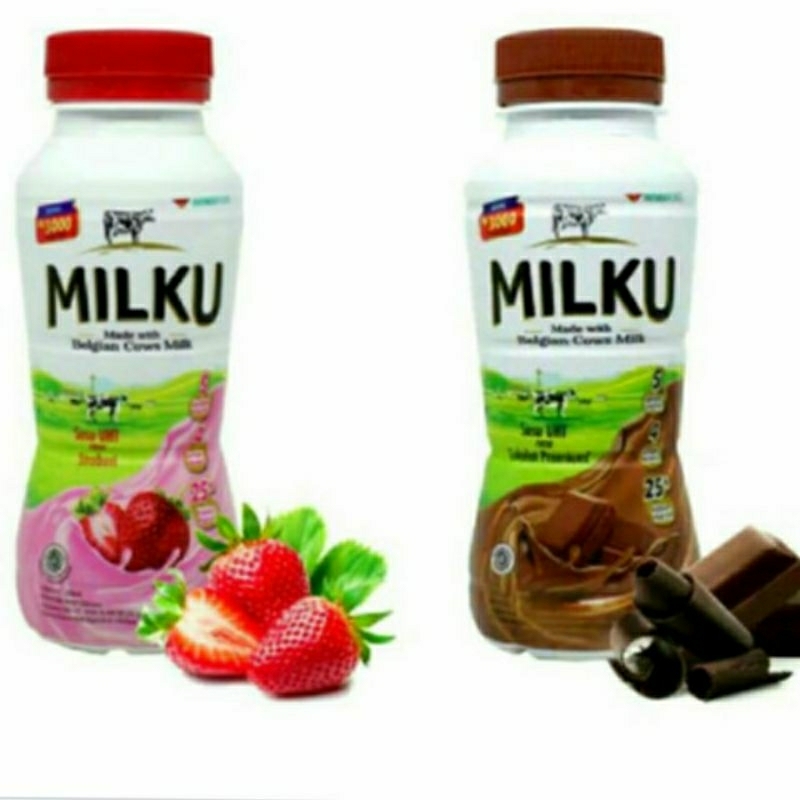 

MILKU SUSU UHT RASA COKELAT || STRAWBERRY 200ML