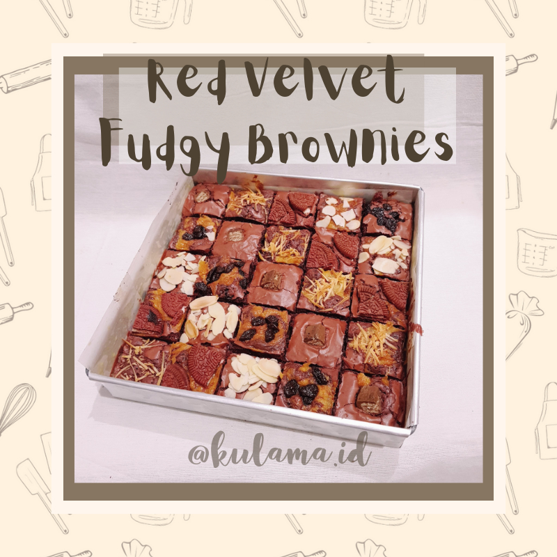 

KULAMA RED VELVET FUDGY BROWNIES + CREAM CHEESE