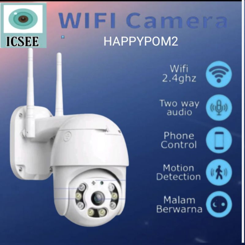 IP Camera CCTV Outdoor ICSEE Wireless 1080P Full HD PTZ Control