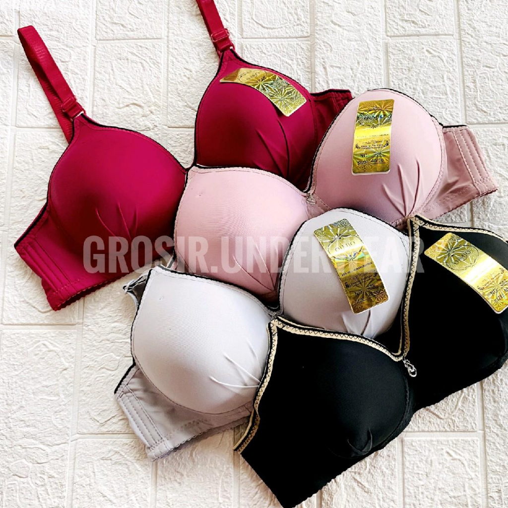 4 pcs BH Busa Oimio Bra Import Seamless Kait 3 Halus Busa Sedang