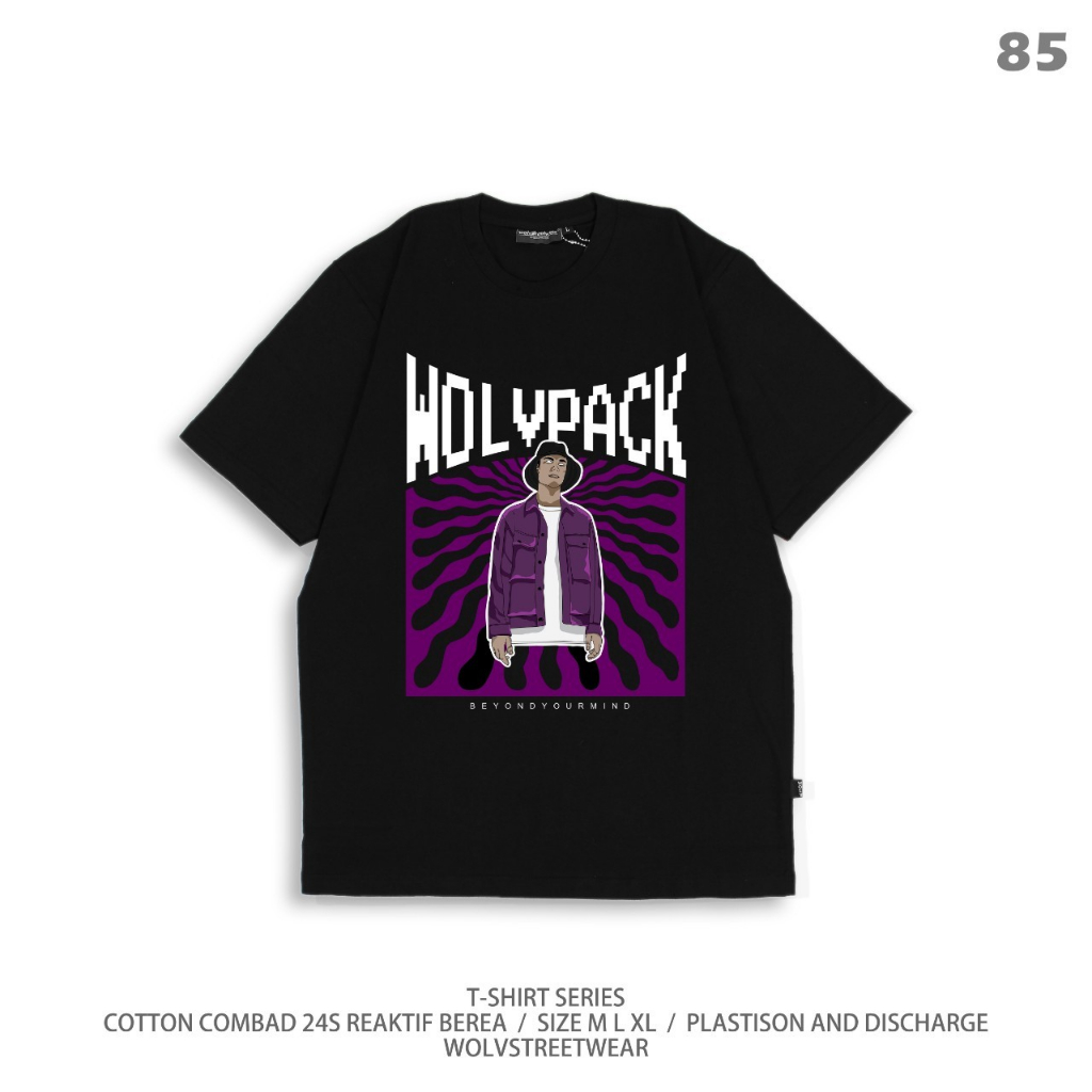 wolv streetwear T-shirt distro bandung