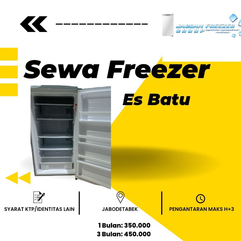 Sewa Freezer Untuk Es Batu