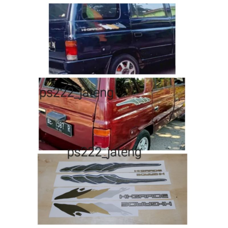 Sticker stiker list body panther hi grade minibus/ Stiker Panther Hi Grade Lama dan Baru/ stiker hi-