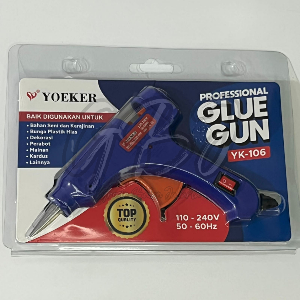 

Lem Tembak On/Off 20W / Yoekker Hot Melt Glue Gun Yk-106 Best Quality, Awet