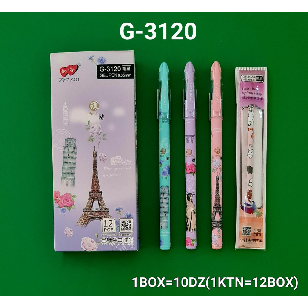 

Pulpen Gel Hitam Zhi Xin G-3120