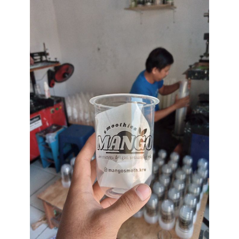 SABLON CUP PP  MINUMAN 16 OVAL 7 GRAM