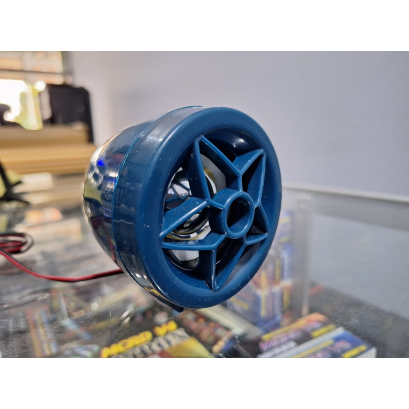 Speaker Vokal pasif satelit pilar mobil jernih led nyala tanaka BIRU