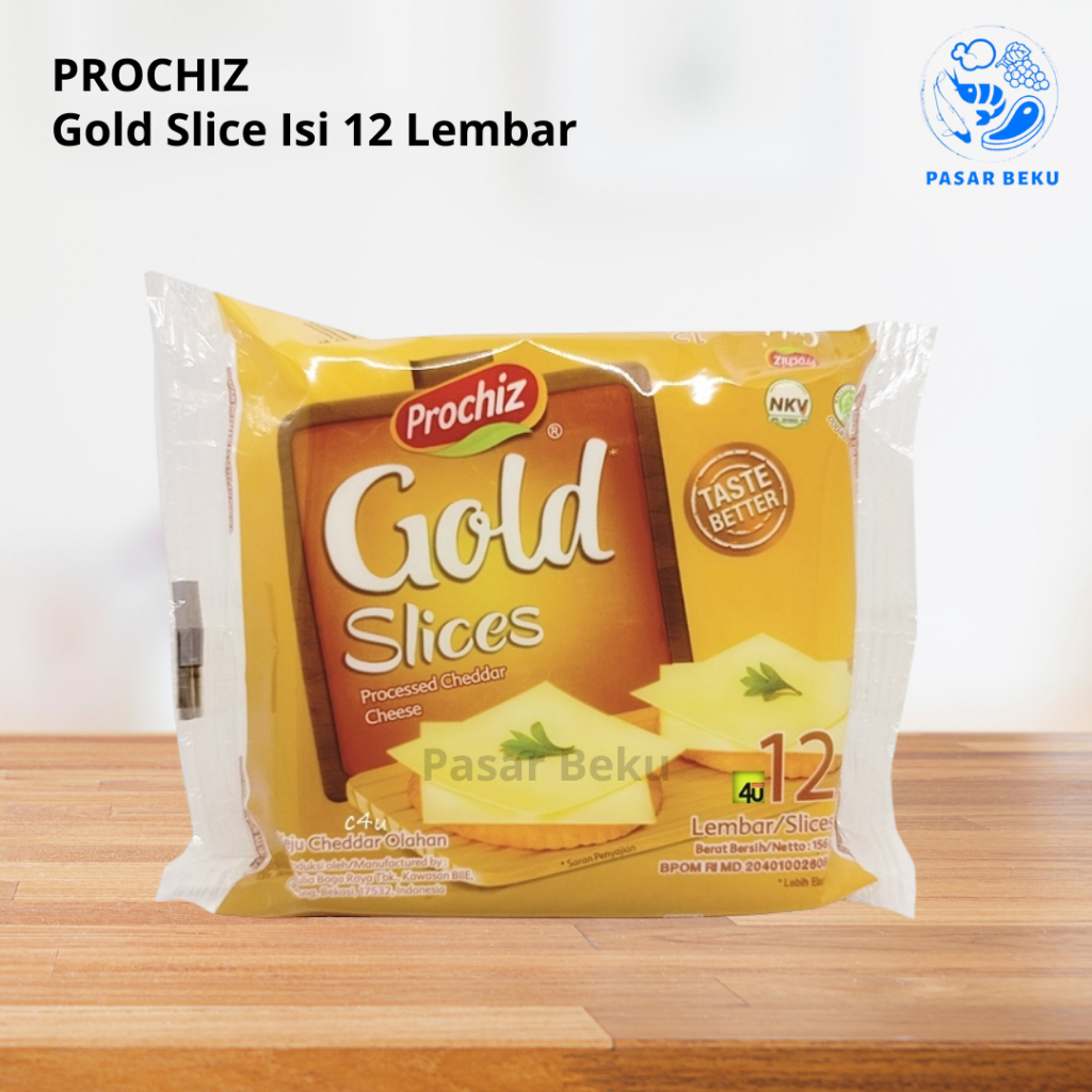 

Prochiz Gold Cheddar Slice160gr Isi 12 Pasar Beku Padang