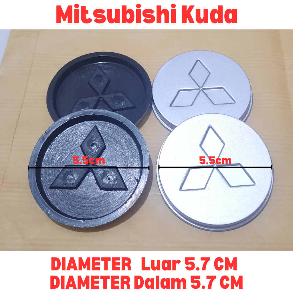 Dop Roda atau Tutup Velg Mobil Mitshubishi Kuda