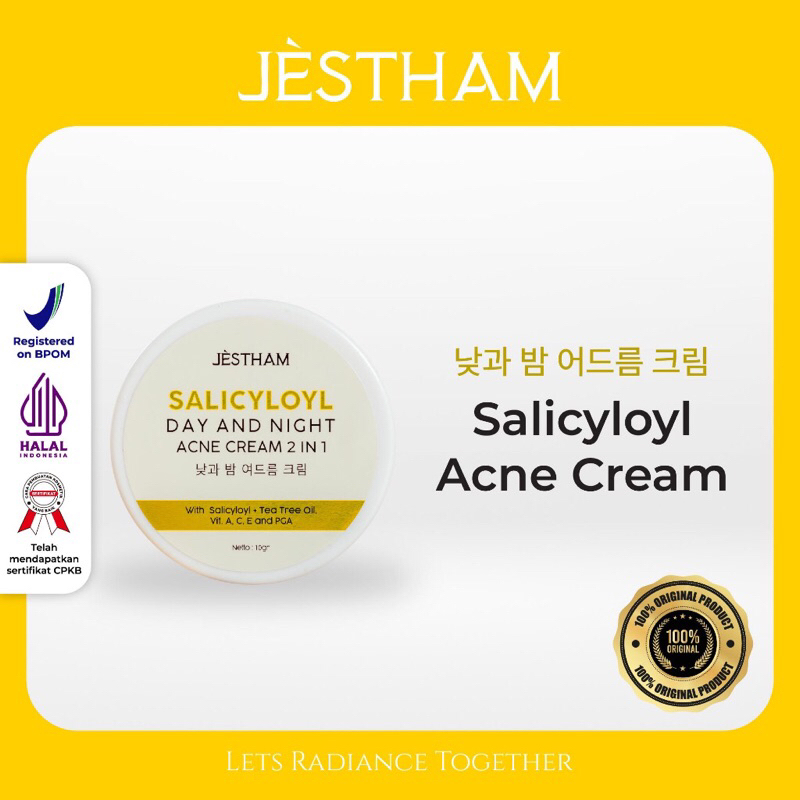 READY SALICYLOYL ACNE CREAM 2in1 JESTHAM