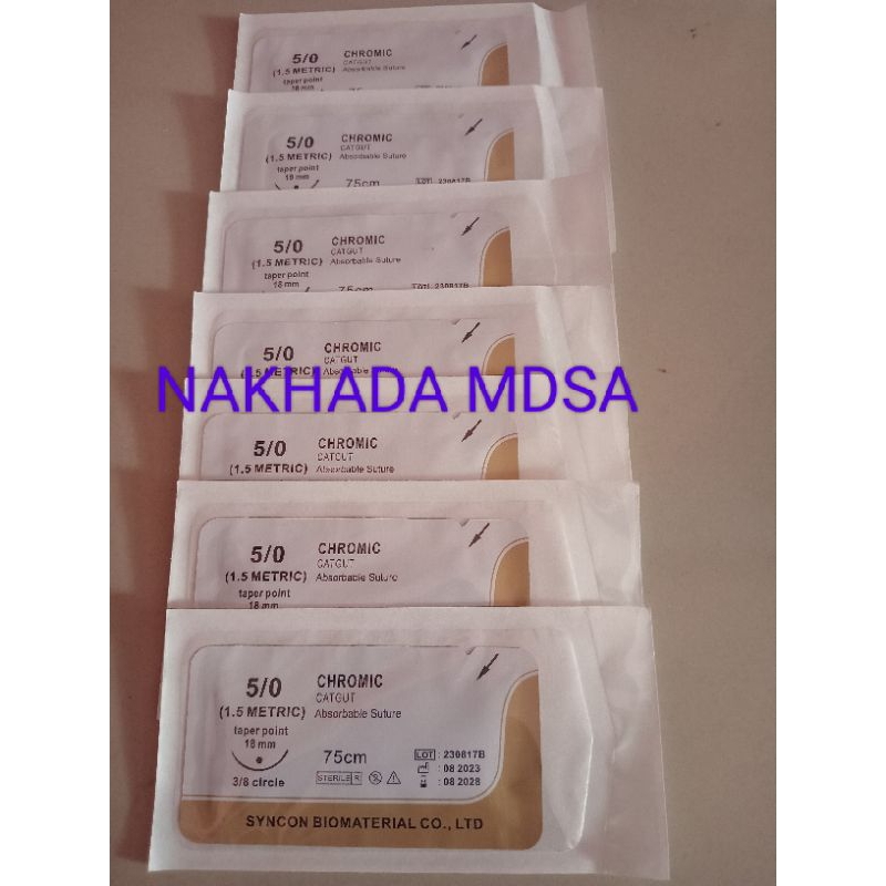 sir kum CHROMIC 5/0 j. bu la t syncon