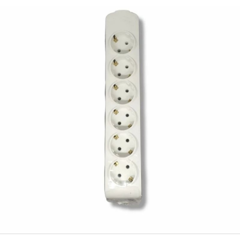 Stop Kontak Outbow 6 Lubang Tipe Slanting Broco 15366