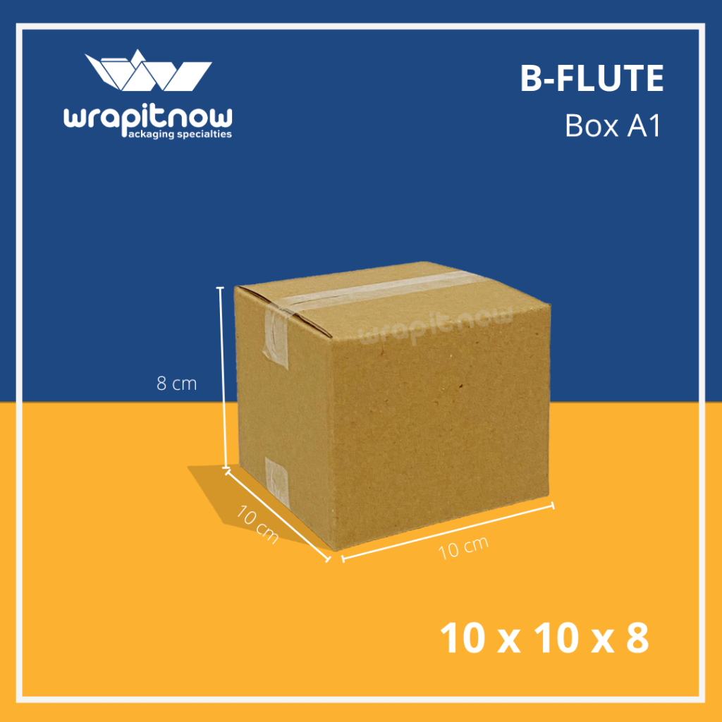 

Box BFlute 10x10x8 / Box BFlute Box Kemas Dus Packing Box Packaging