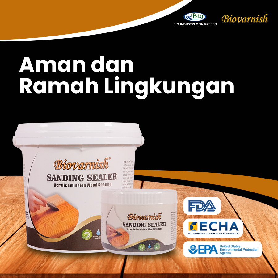 Sanding Sealer Pelapis Cat Kayu Waterbased 1Kg