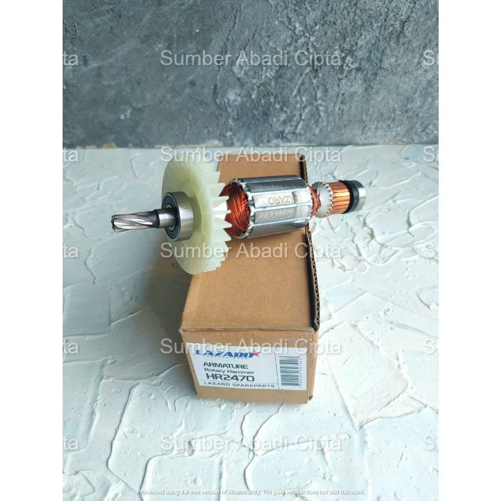 LAZARO HR 2470 Armature Angker Bor Rotary Jack Hammer Makita HR2470