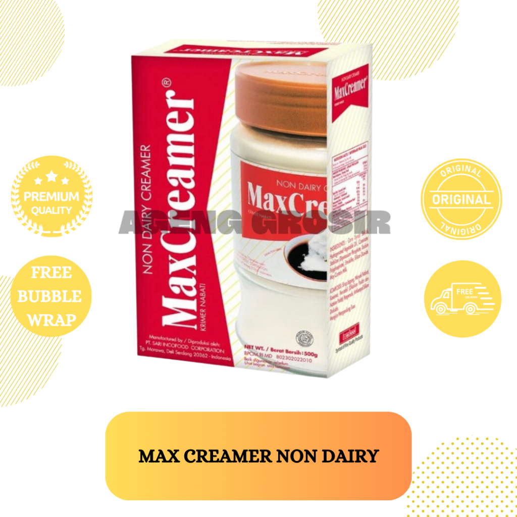 

MaxCreamer Non Dairy Max Creamer Krimer Nabati Kemasan Refill 500g