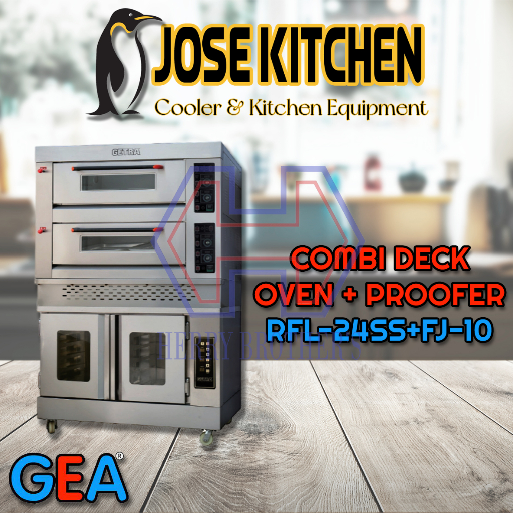 GETRA Combi deck Oven+Proofer RFL-24SS+FJ-10 / RFL24SS+FJ10