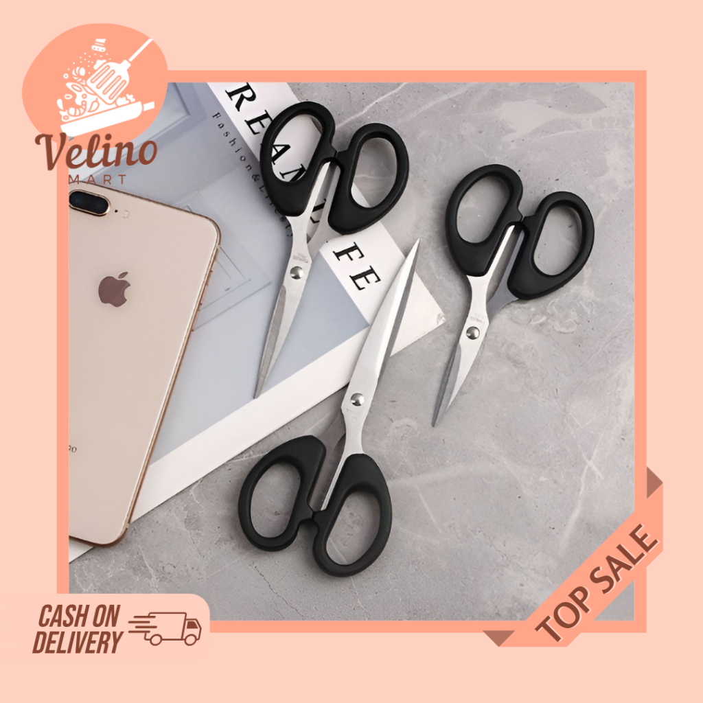 

Gunting Scissors Stainless Steel / Gunting Pemotong Kertas / Alat Pemotong Serbaguna / Gunting Serbaguna